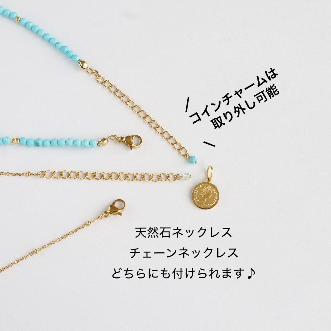 ＼7wayで毎日使える／ ブラックスピネル one weekネックレス＜サージカルステンレス製＞ | 4枚目