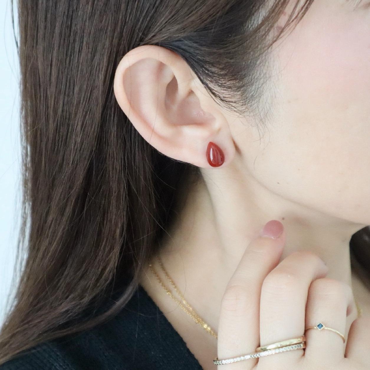 「彩り天然石パレット」ピアス/イヤリング6点セット〜Lady mode | 4枚目